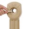Cease-Fire. JUSTRITE Cease-Fire Cigarette Butt Receptacle - 16-1/2 Dia.x38-1/2H - 4-Gallon Capacity - Beige 26800B - alternate 4